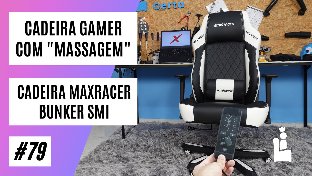 Cadeira Gamer MaxRacer Bunker SMI