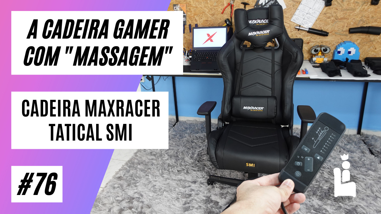 Cadeira Gamer MaxRacer Tactical SMI