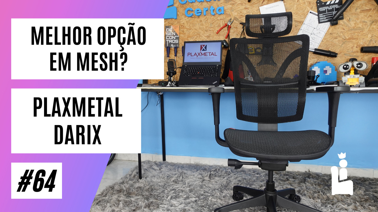 Cadeira Office Plaxmetal Darix