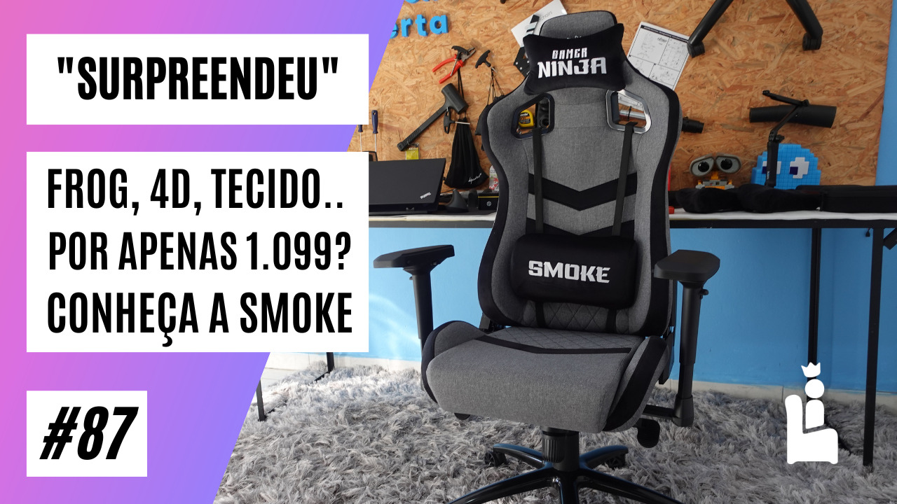 Cadeira Gamer (Terabyte) Ninja Smoke