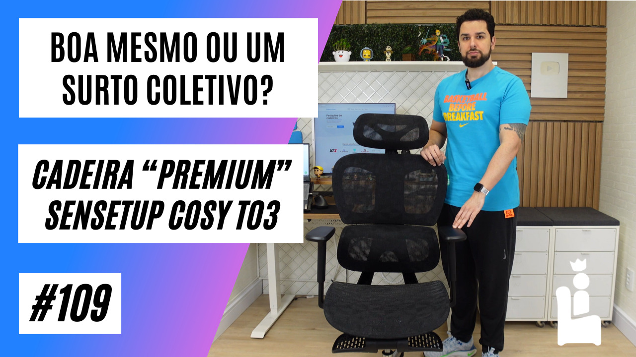 Cadeira Office “Premium” Sensetup COSY T03