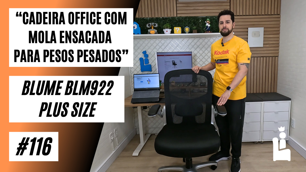 Cadeira Office Plus Size BLM922 (Pesos pesados)